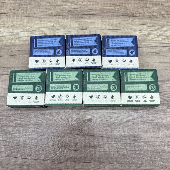 7 Pack Dr Squatch Harry Potter Mens Soap Suds Of The Sly, Grit Of The Genius - Picture 2 of 7